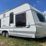Caravane Fendt Topas 590 – Climatisation, Douche, Grand Réfrigérateur, 4 Couchages